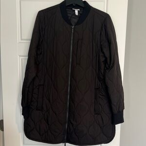 Zella Quilted Black Jacket
